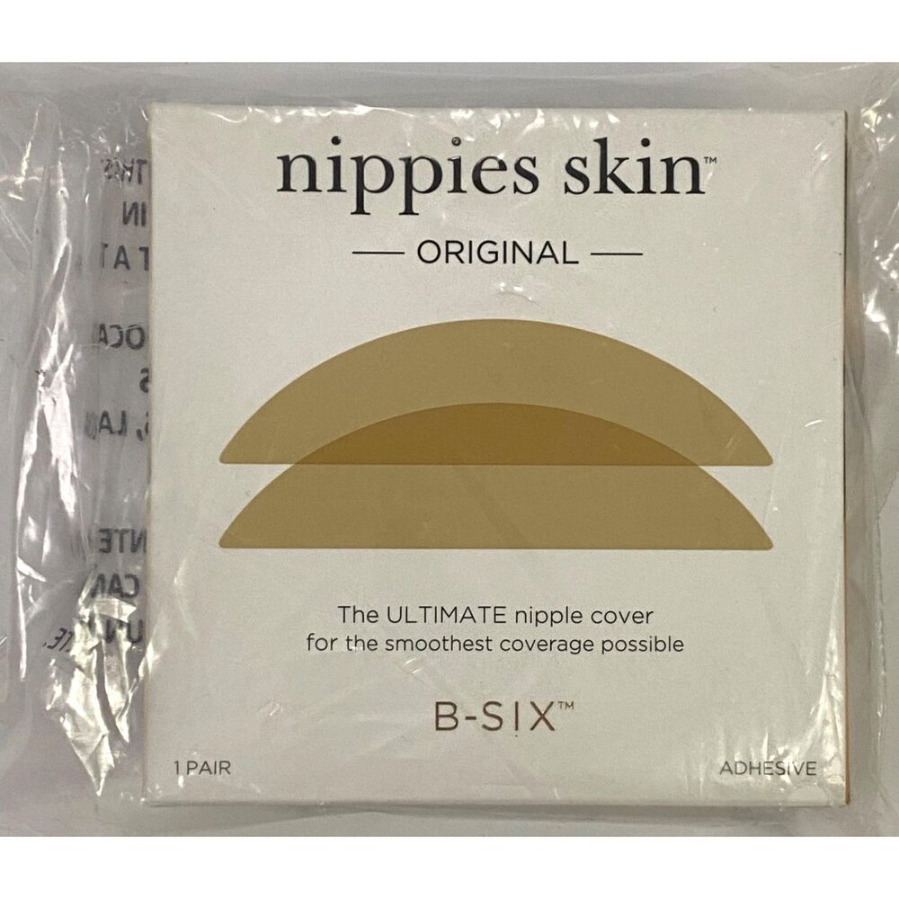 Nippies Skin Original B-SIX Nipple Cover Creme Color Smooth S/M (3”) A-C Cups